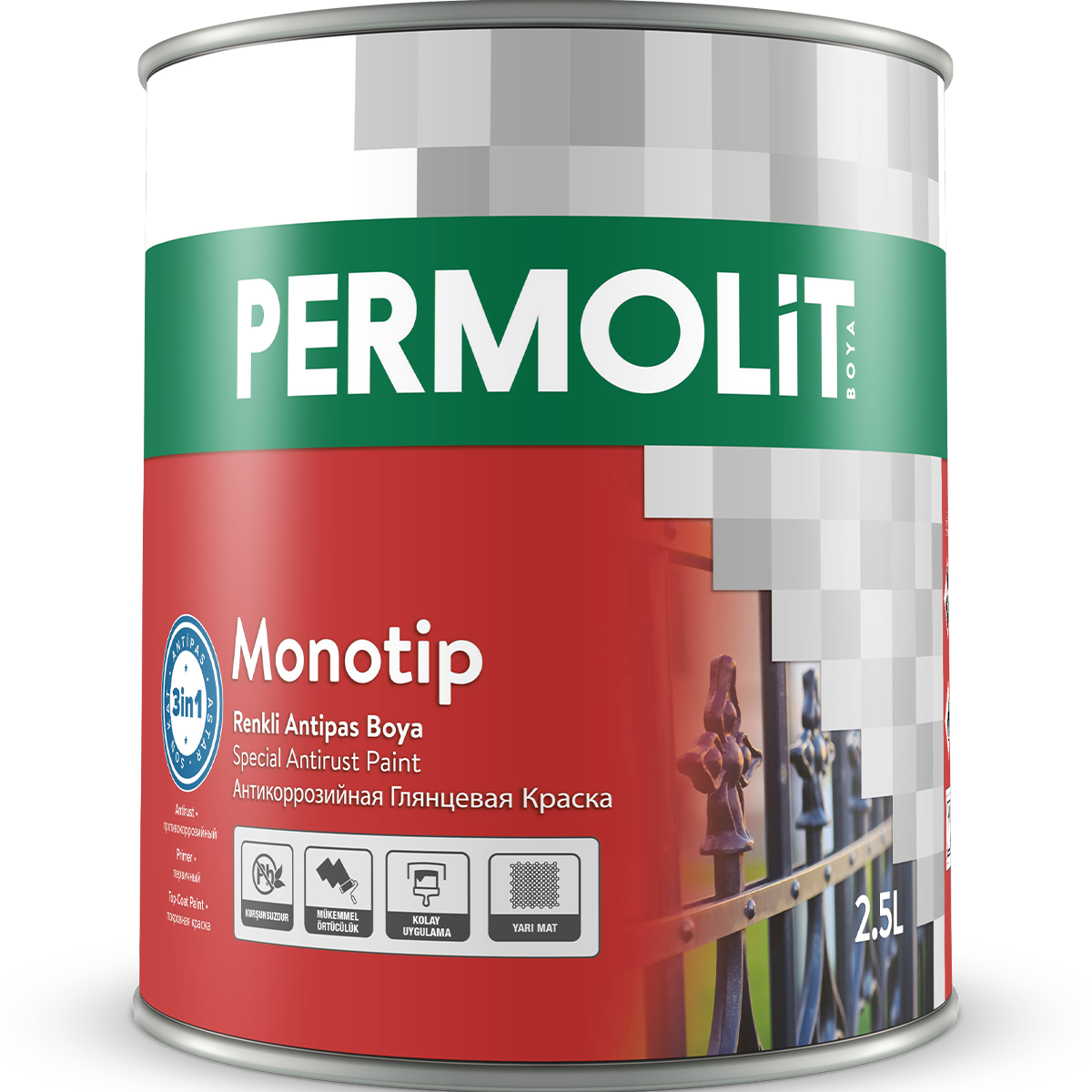 Monotip Antipas Parlak